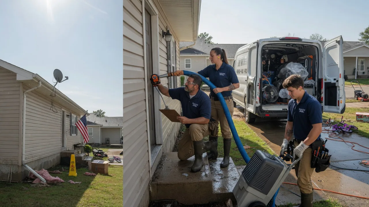 Ceiling Water Damage Restoration in Walkertown, NC near me